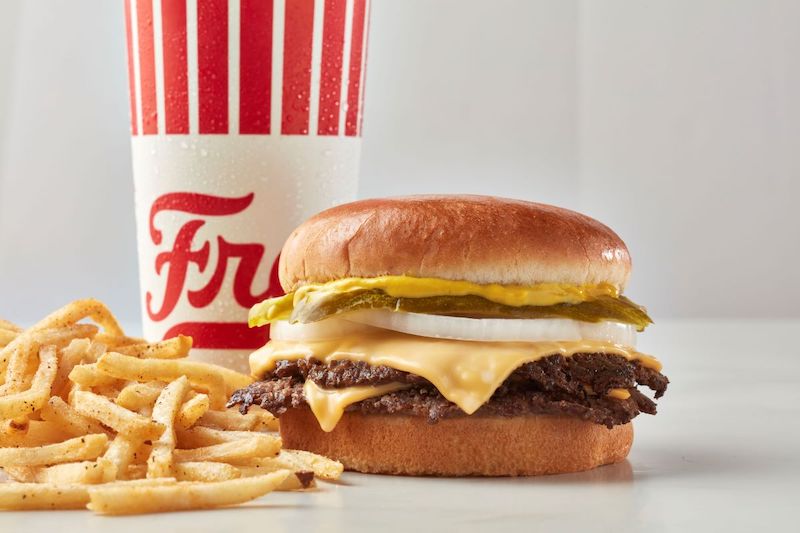Freddy’s original double combo meal