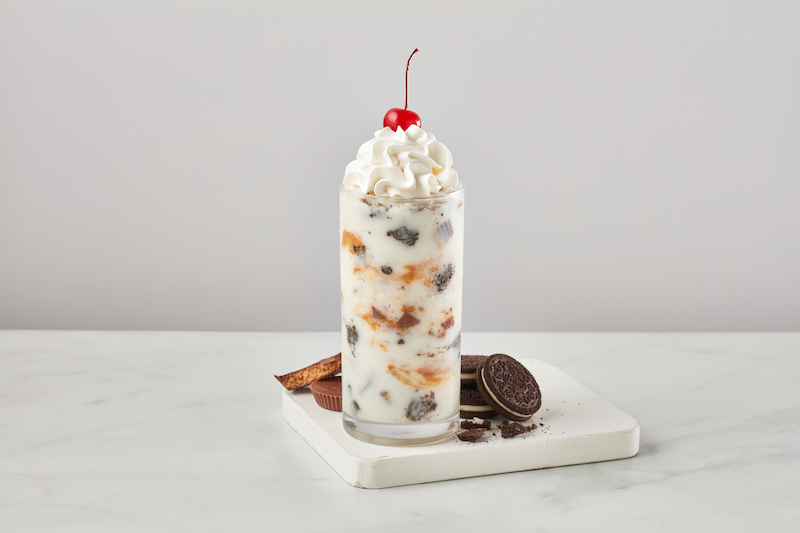 Freddy's Peanut Butter Brownie Concrete made with Butterfinger®