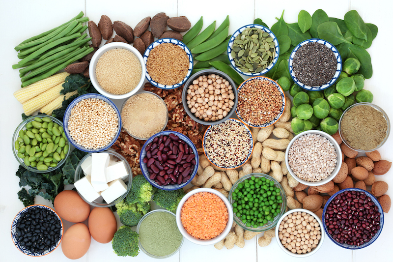 assortment of kitchen ingredients
