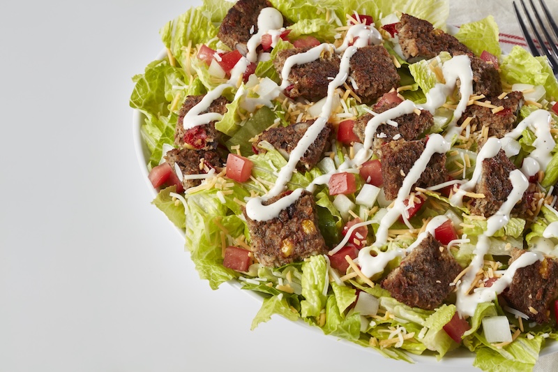 Freddy's Veggie Burger Bowl