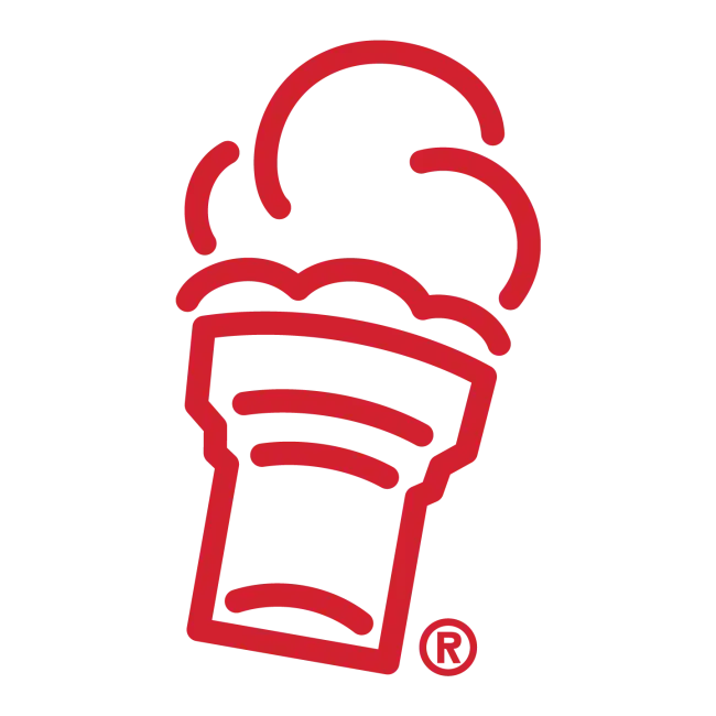 Freddy's Red Stroke Cone Icon