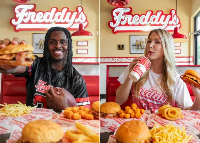 Univeristy of Texas NIL Freddy's Athletes