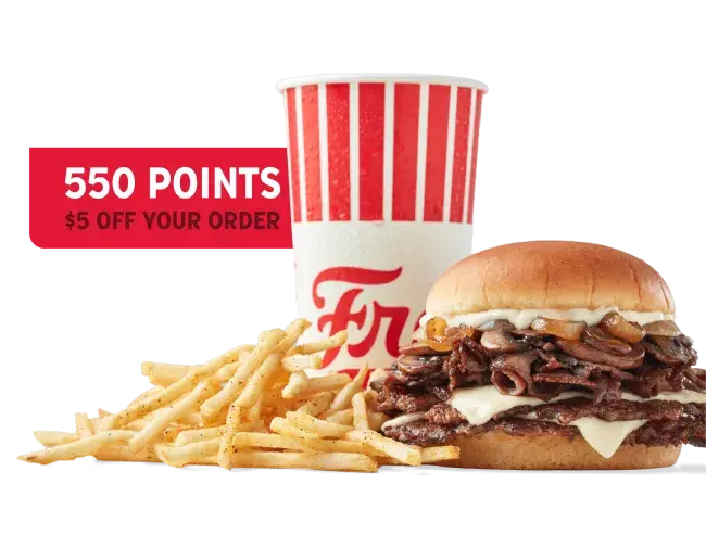 5 Dollars Off, 550 Points