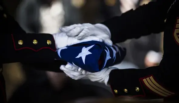 Folds of Honor - Flag Handoff