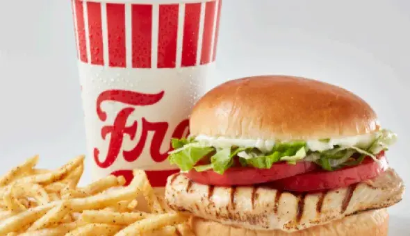 Freddy's Senior Chicken Sandwich Meal