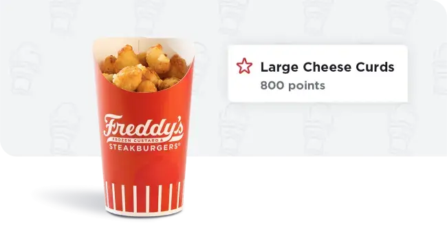 Large Cheese Curds Reward - 800 Points