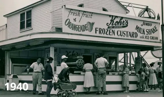 kohrs brothers frozen custard 1940