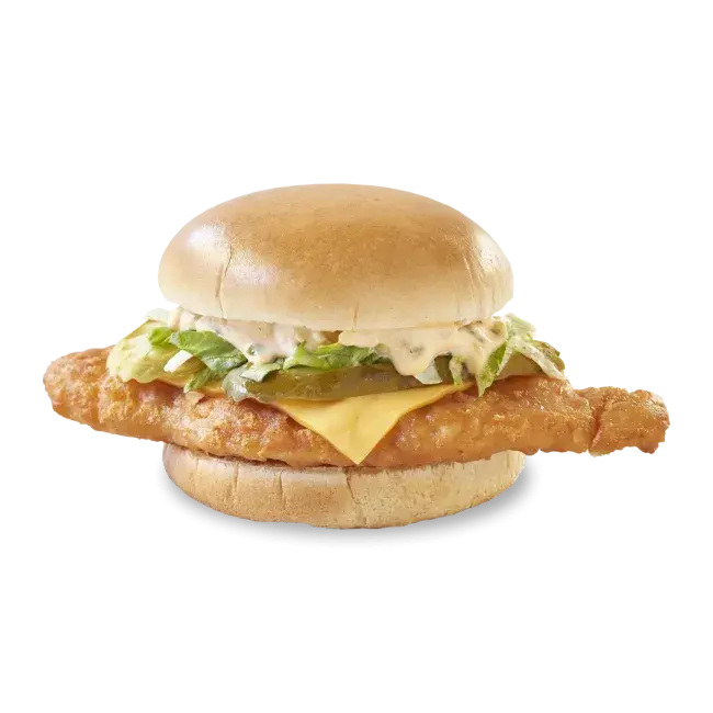 Freddy's Deluxe Crispy Fish Sandwich