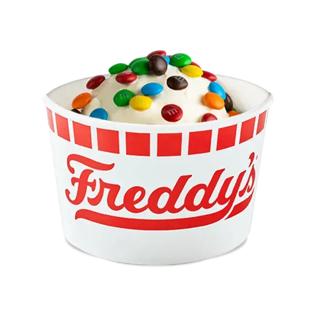 Freddy's M&M Sundae