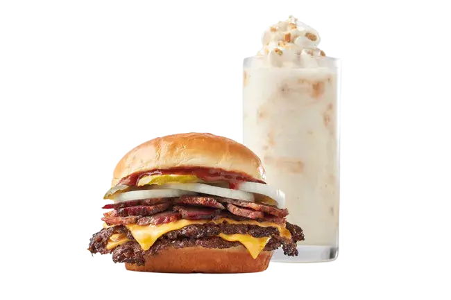 BBQ Brisket Steakburger & Key Lime Pie Concrete